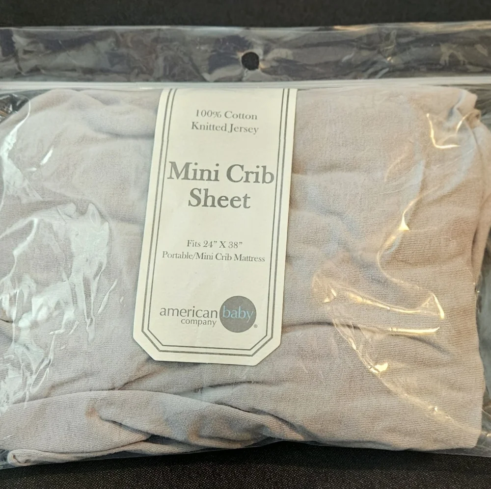 AMERICAN BABY CO Fitted Mini Crib Sheet 24